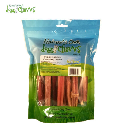 Odourfree Bully Sticks (18 per bag) (6"/15cm)