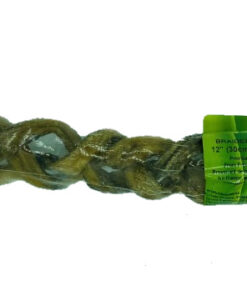 Braided Buffalo Bully Stick (12"/30cm)